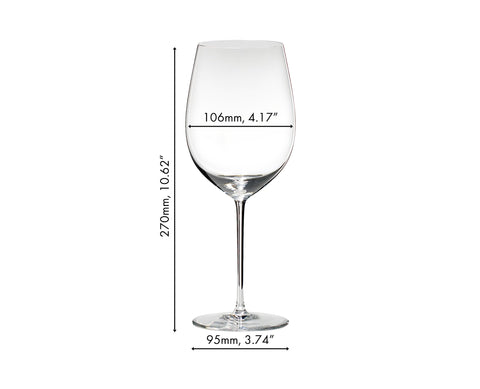 Riedel Sommeliers Bordeaux Grand Cru, apto lavavajillas, cuidado sencillo para uso diario