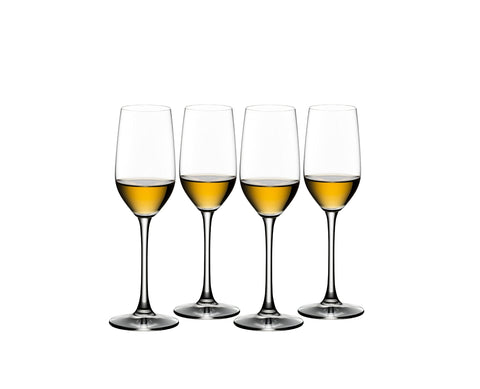 Vasos de tequila Riedel de cristal, juego de 4, para realzar aroma y sabor.