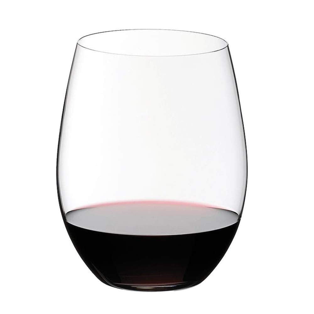 Riedel The O: juego de 4 vasos cabernet/merlot, ideal para regalo y uso diario.