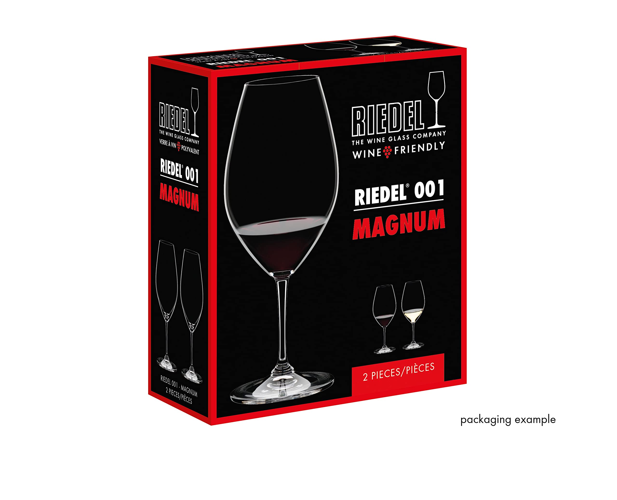 Riedel Vaso corto 001 Magnum, cómodo para servir porciones diarias.