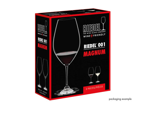 Riedel Vaso corto 001 Magnum, cómodo para servir porciones diarias.