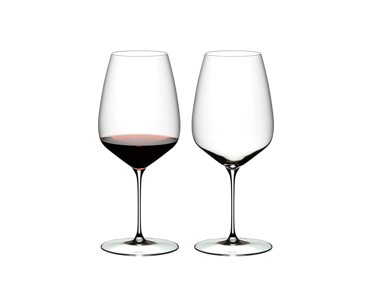 Copa Riedel Veloce para Cabernet/Merlot realza aromas.