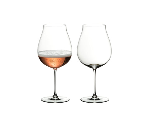 Copa Riedel Veritas para Pinot Noir del nuevo mundo realza aroma y notas frutales