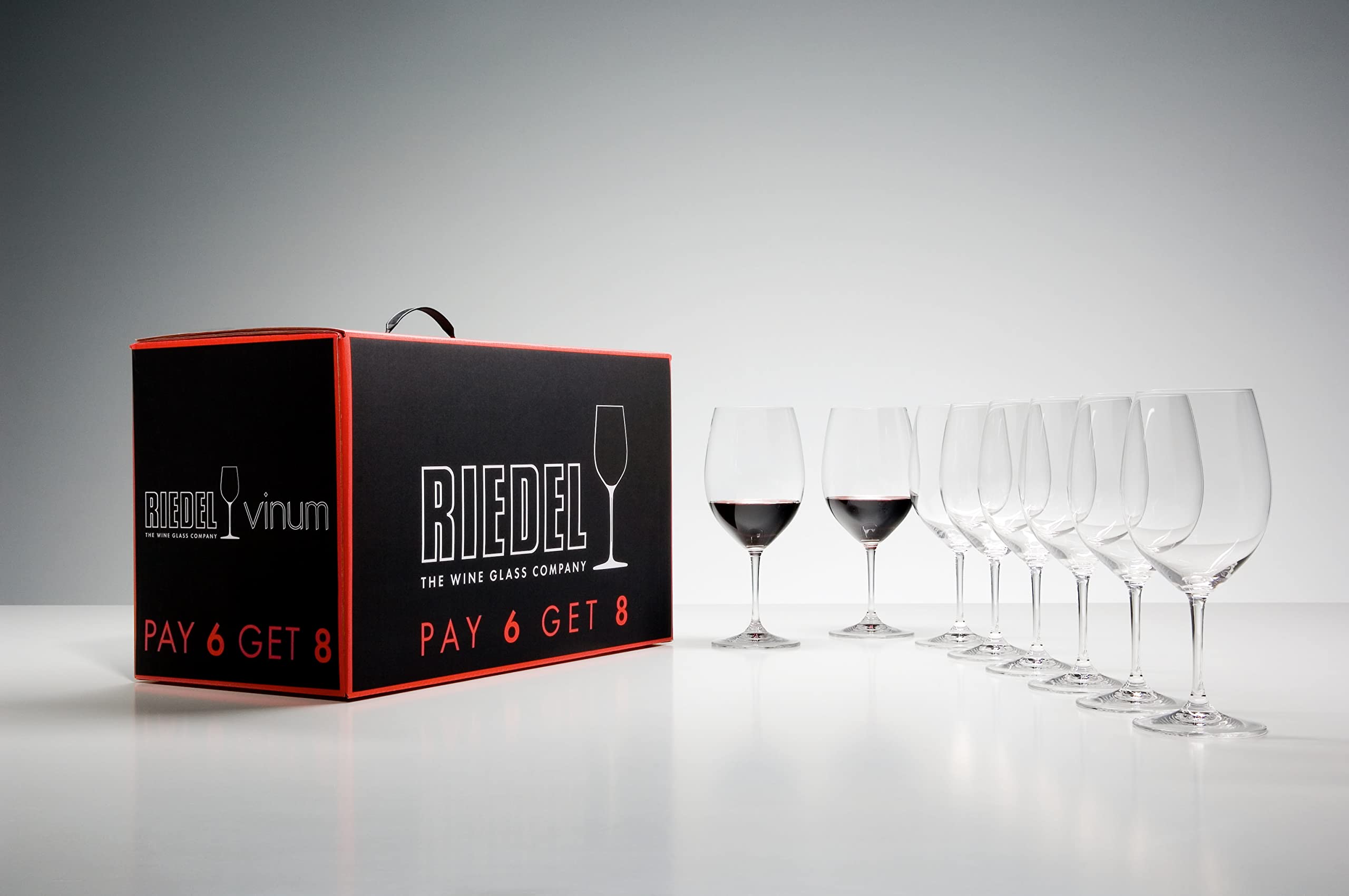 Detalle de borde de la copa Riedel Vinum Cabernet Sauvignon/Merlot para aroma suave.