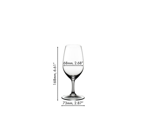 Riedel Vinum Port, capacidad de 250 ml para porciones perfectas.