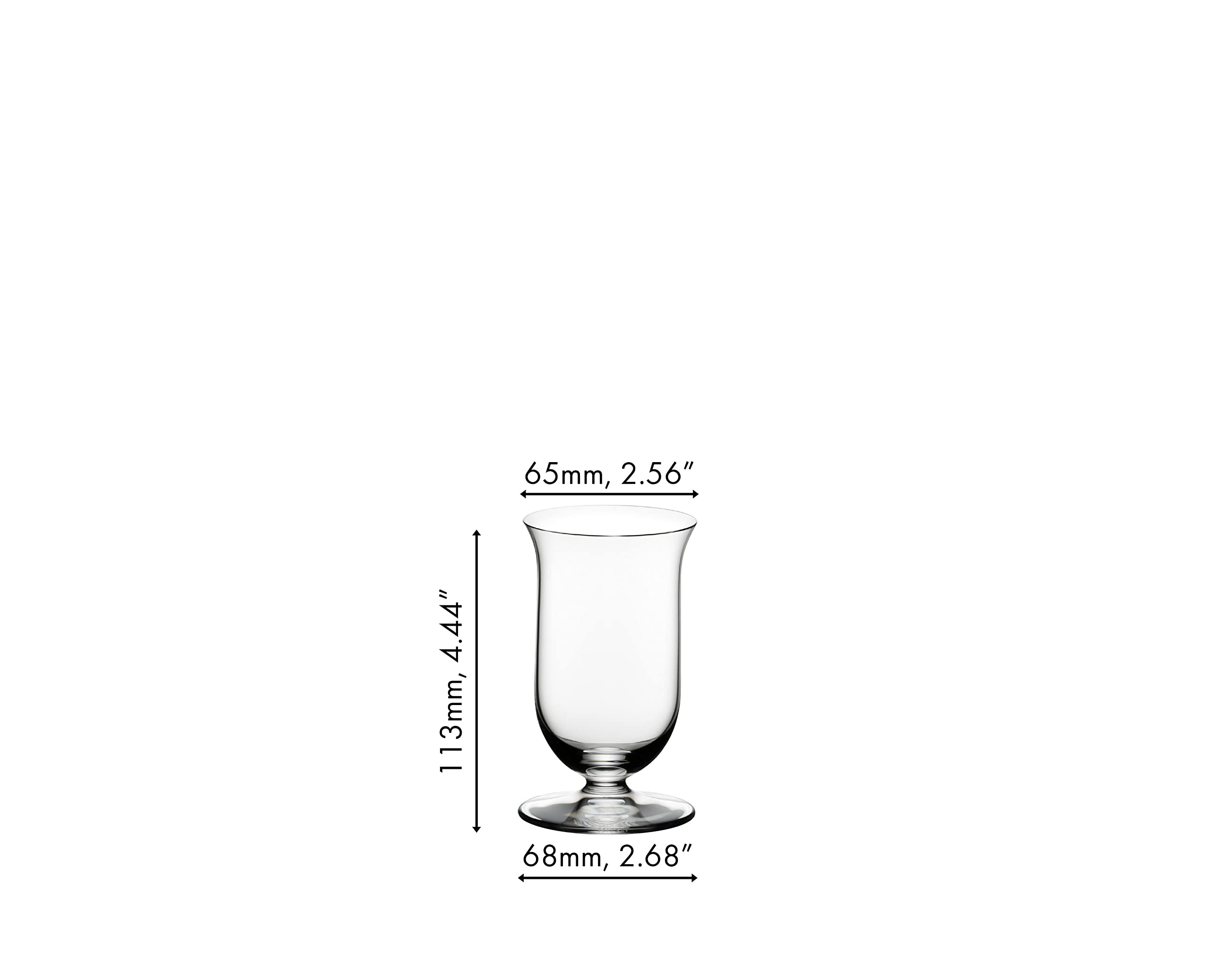 Copa Riedel Vinum Single Malt Whisky que acentúa la cremosidad del whisky.