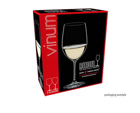 Conjunto de dos copas Riedel Vinum Viognier/Chardonnay, ideal para cenas o catas.