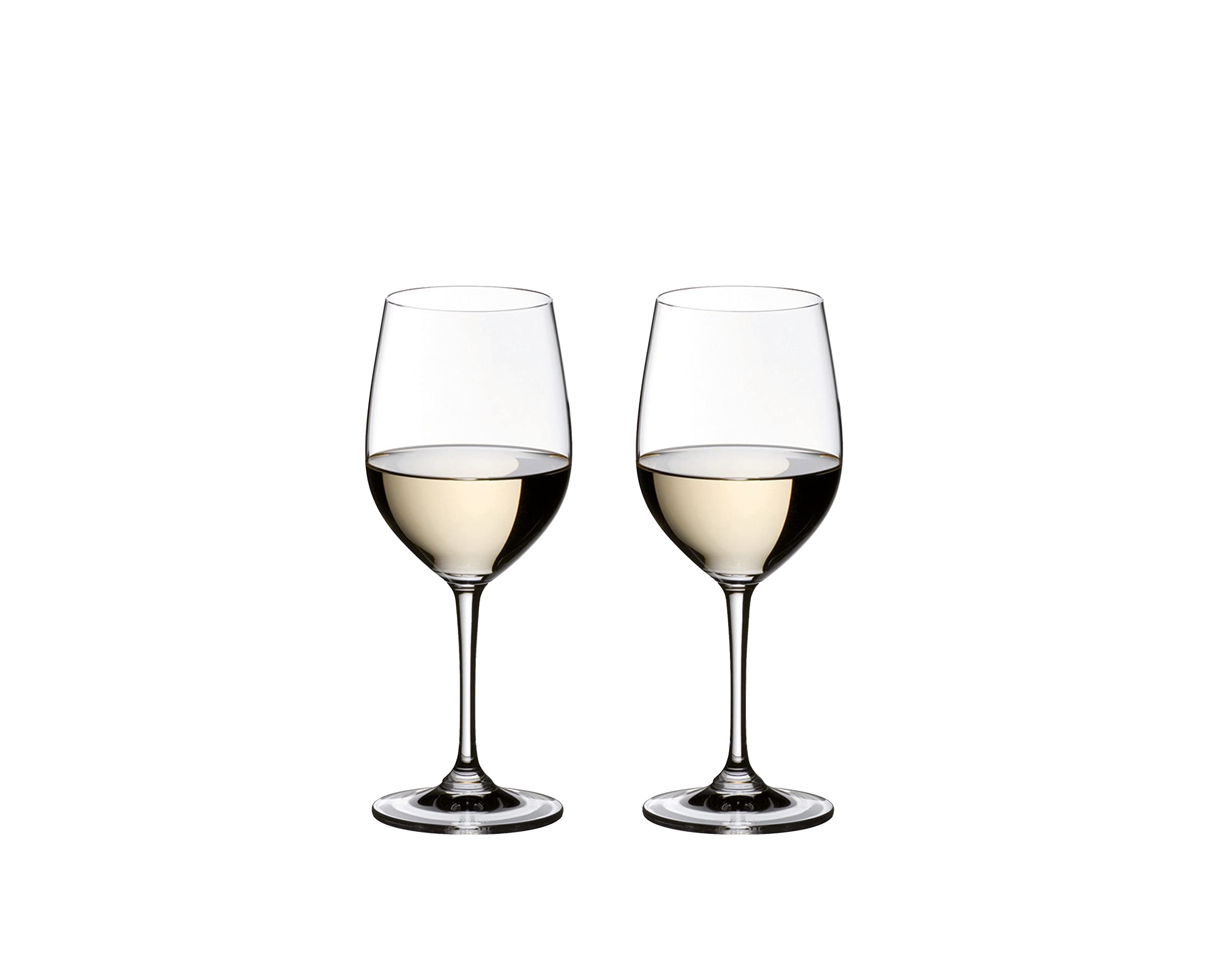 Copa Riedel Vinum Viognier/Chardonnay, vista frontal, potencia la frescura y notas frutales.
