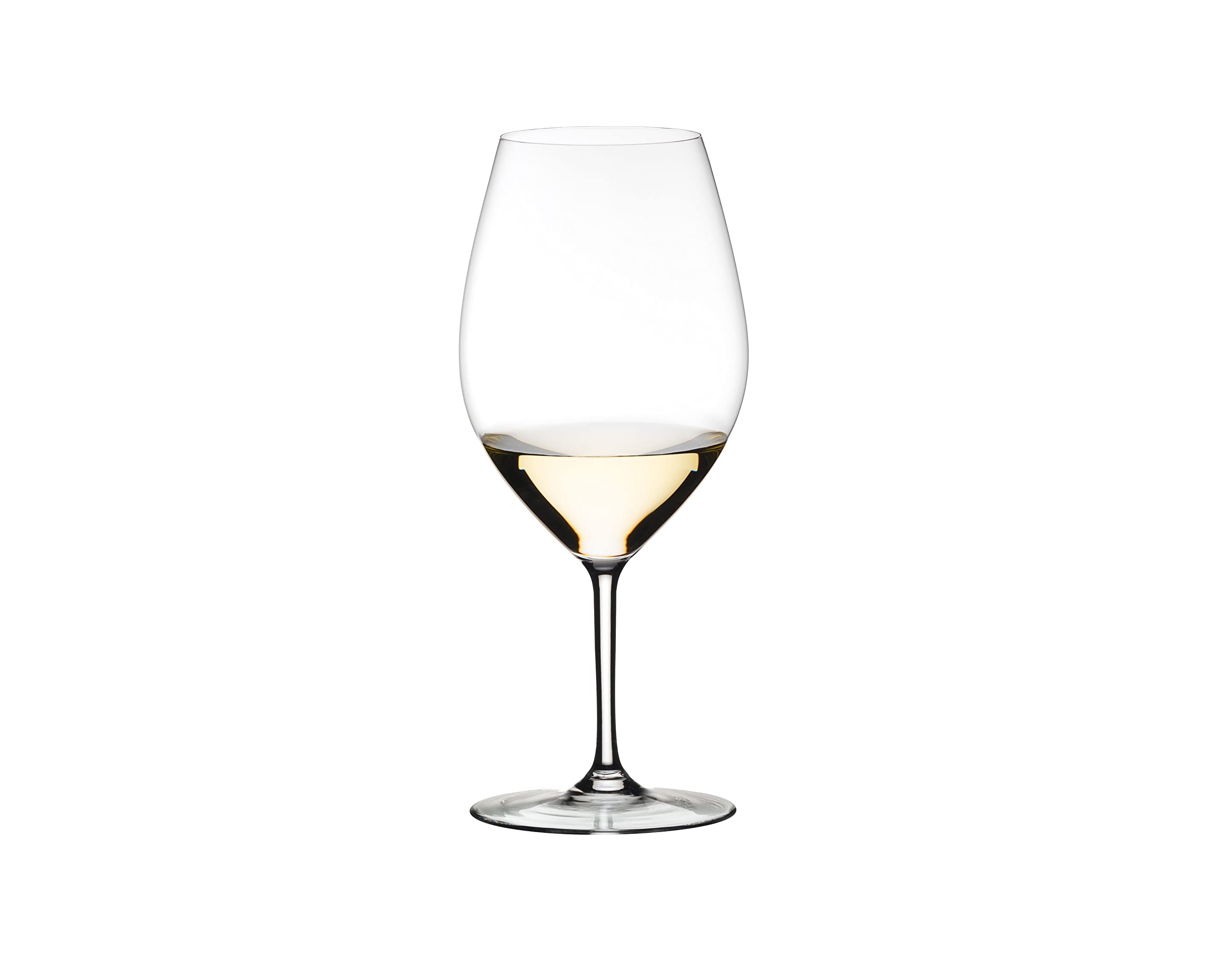 Cristal de alta claridad de Riedel para apreciar color y brillo.