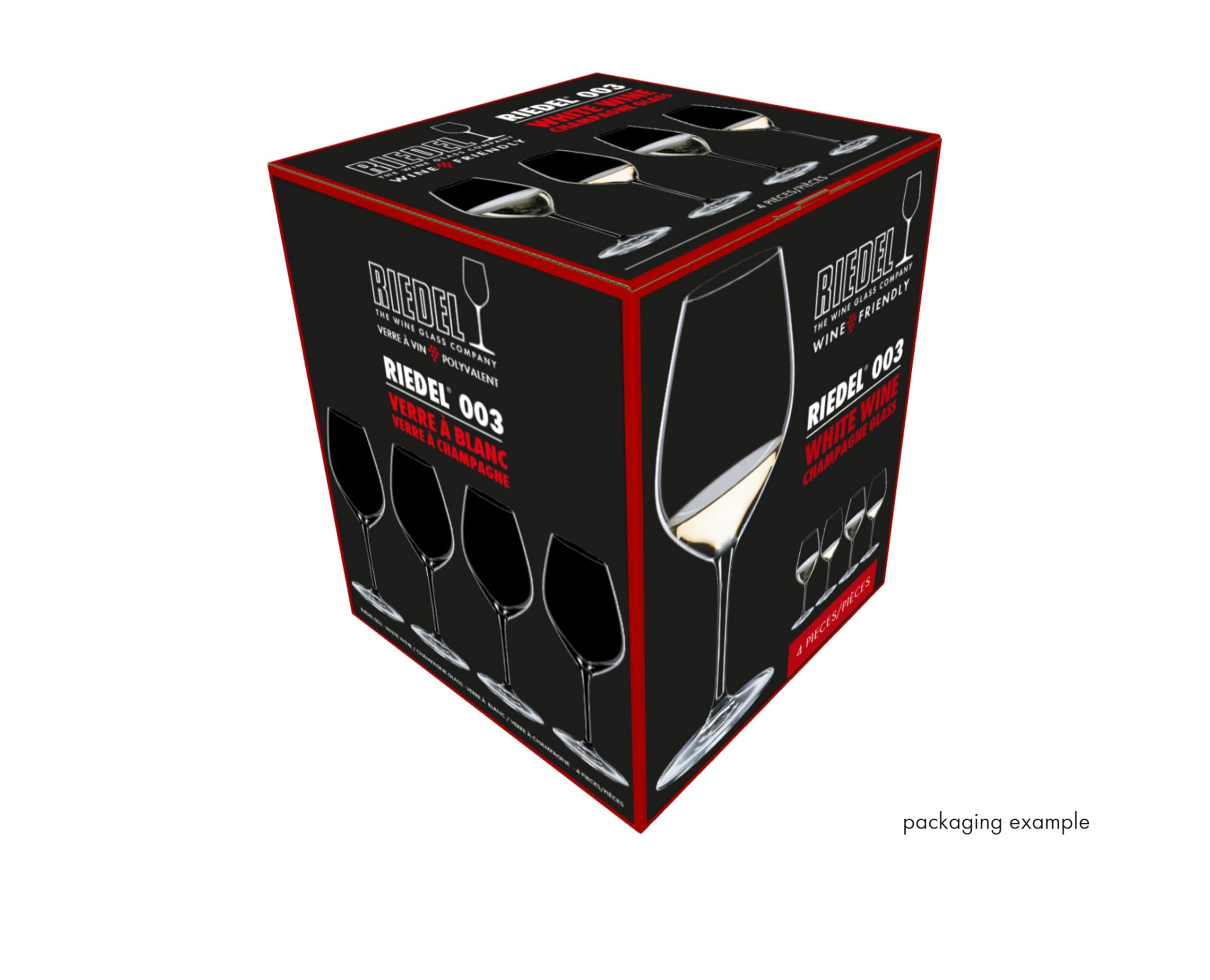 Copa de champagne Riedel Wine Friendly para burbujas refinadas.