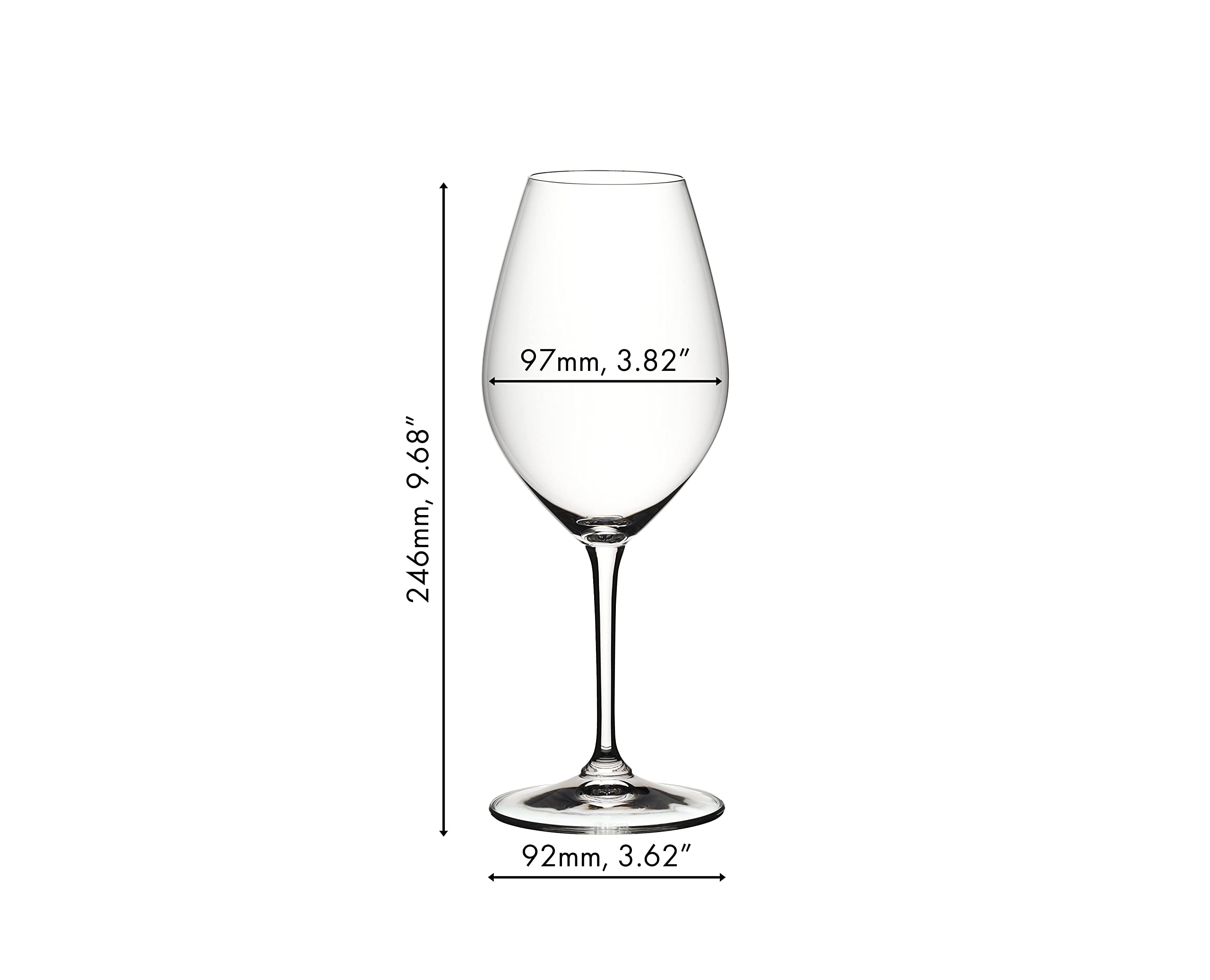 La copa para vino blanco que también sirve para champán de Riedel Wine Friendly, versátil para cualquier ocasión.