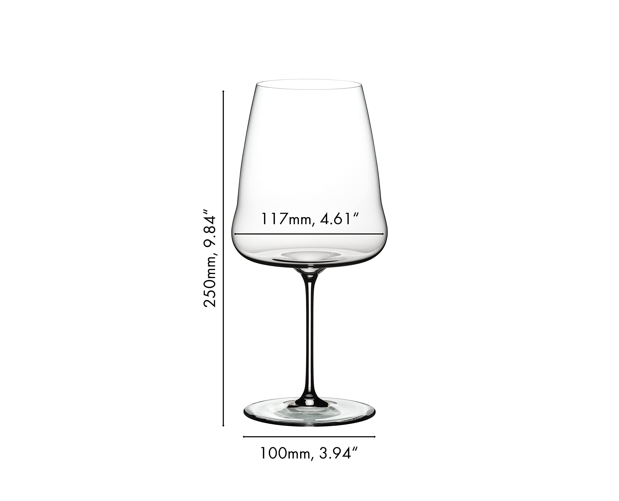 Riedel Winewings Cabernet/Merlot: borde calibrado para equilibrar bouquet y fruta