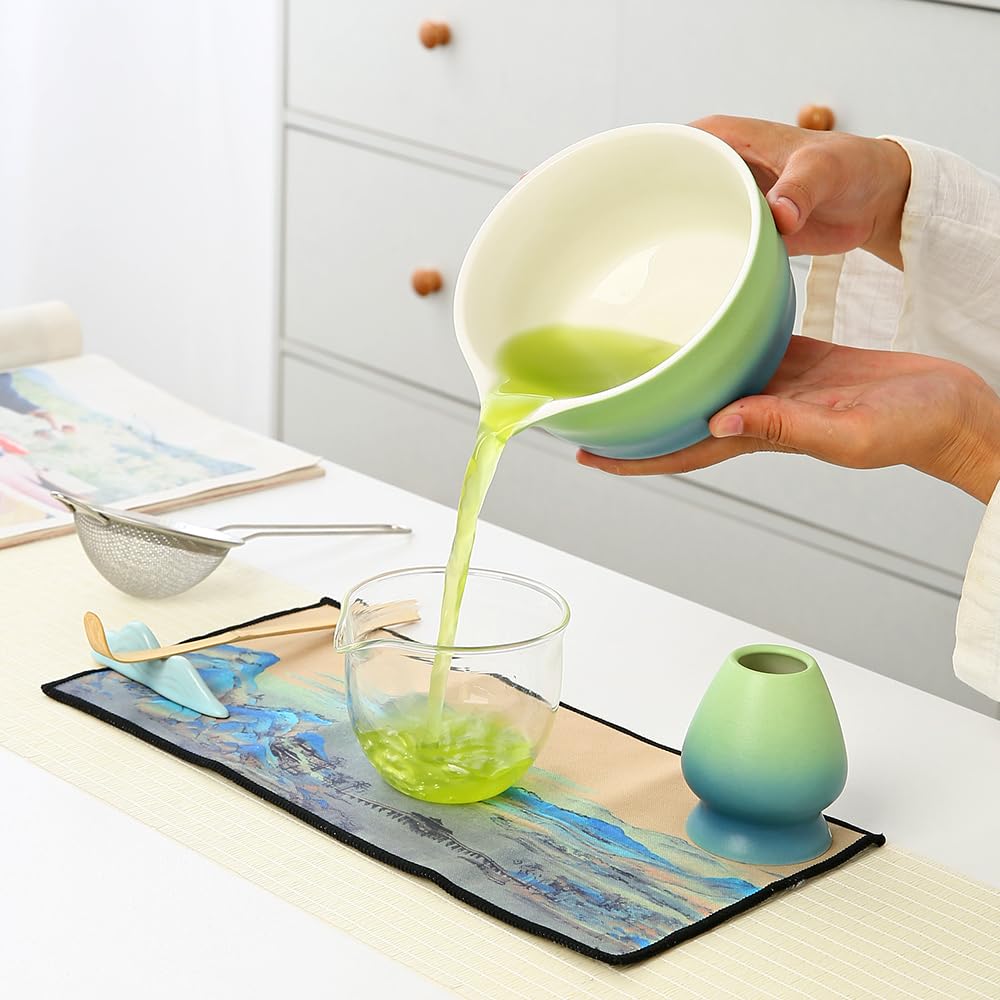 RiFansangyutea Matcha Set caja regalo color para sorprender