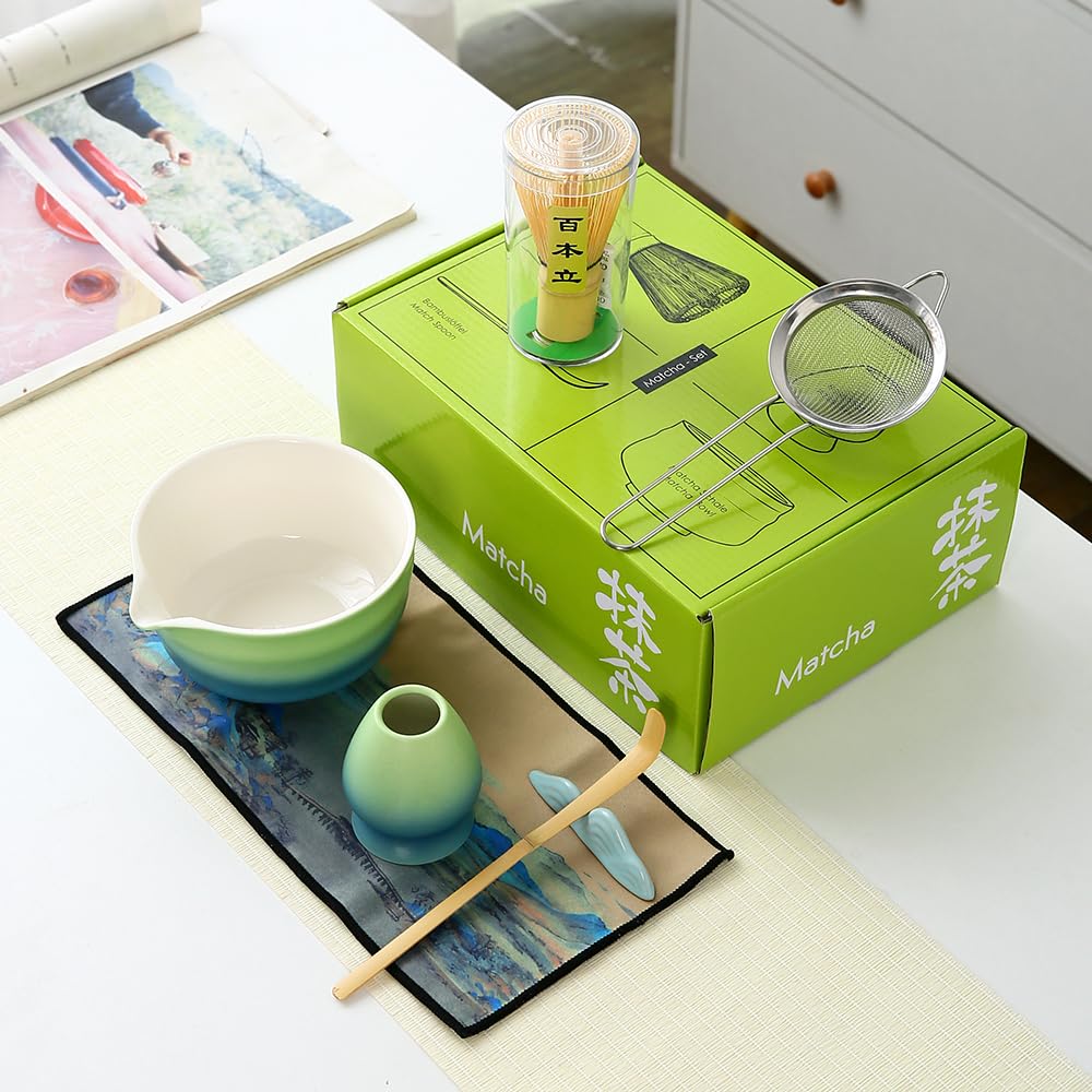 RiFansangyutea Matcha Set soporte para batidor, almacenamiento cómodo