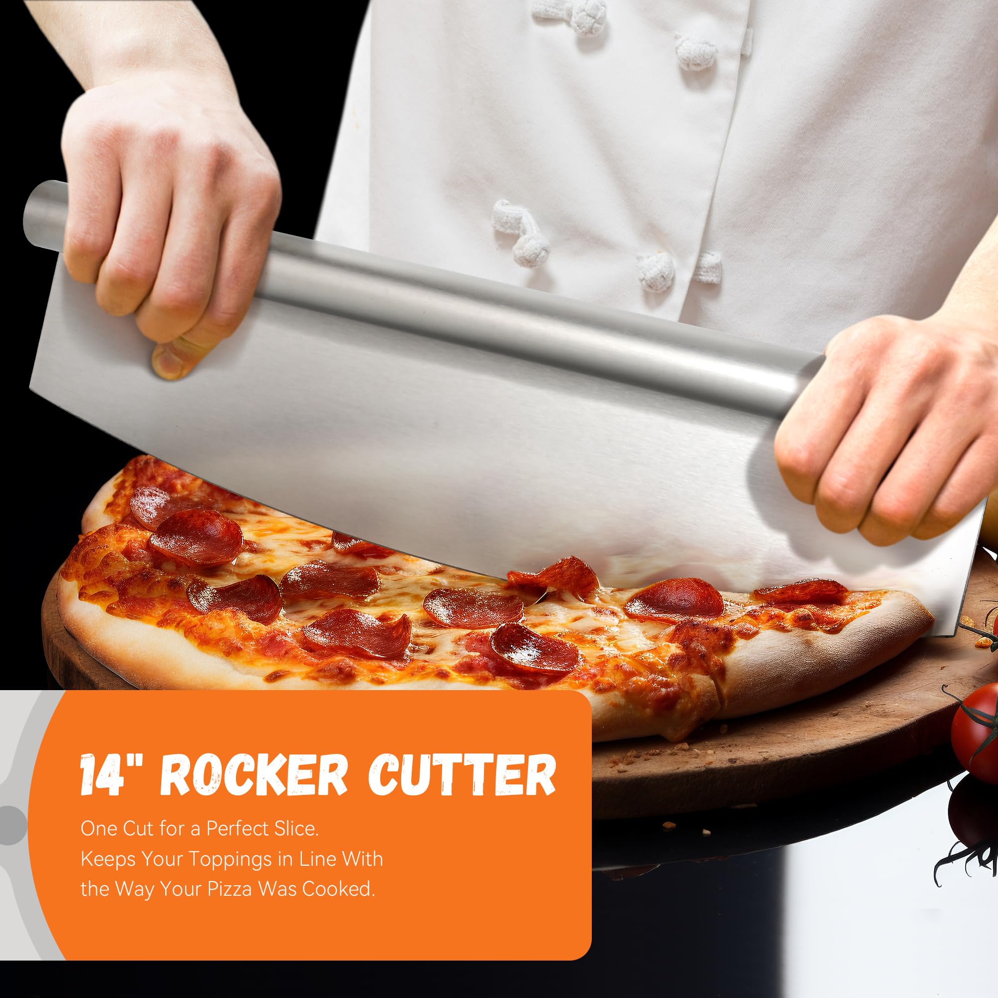 Rightwell pala para uso doméstico, ideal para pizzas y pan.