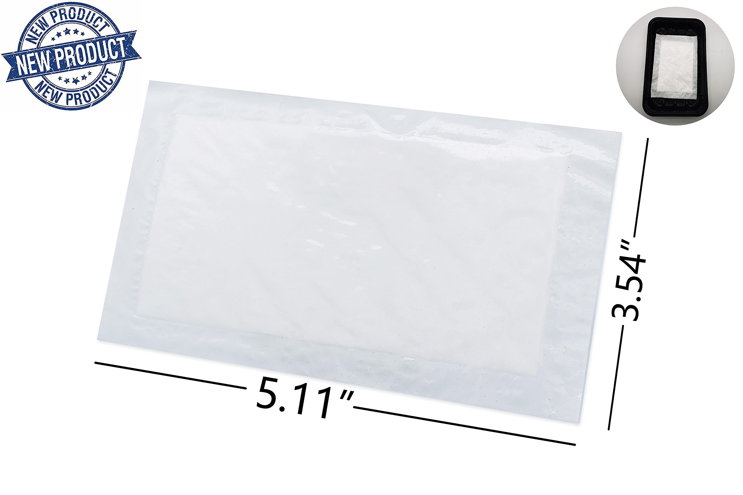 RIKICACA almohadillas para bandejas de carne, mantienen la superficie seca.