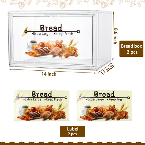 RISICULIS panera doble nivel para maximizar espacio en la cocina