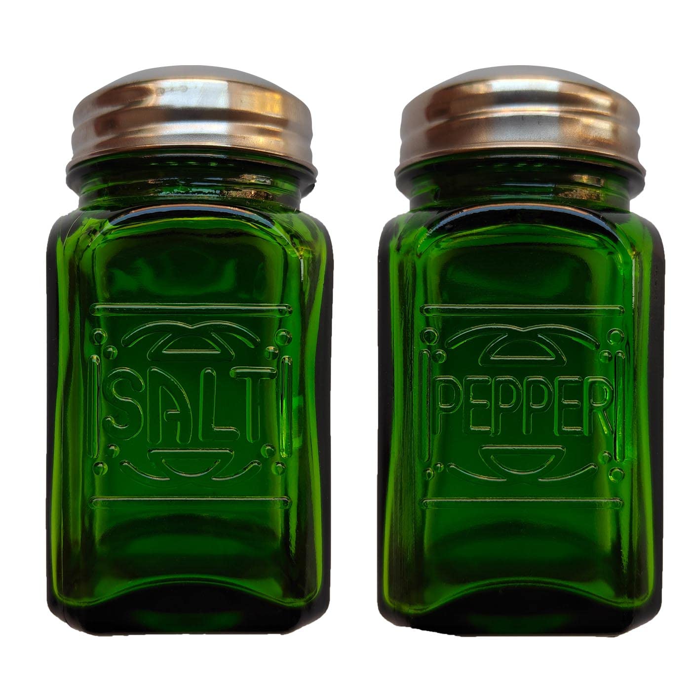 Ritadeshop Kerixi pimentero verde de vidrio, elegante y fácil de identificar.