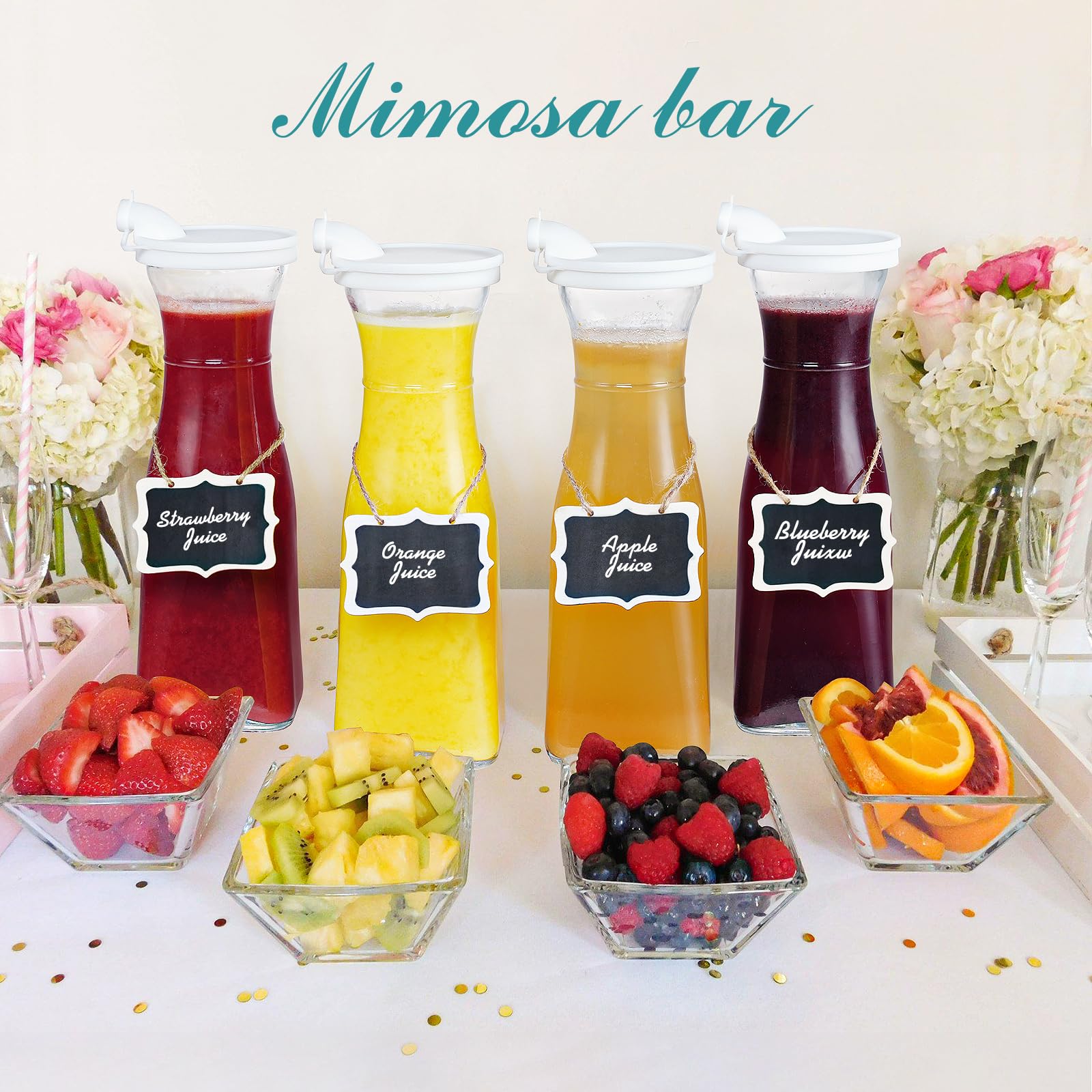 Pizarras reutilizables Ritayedet para personalizar tus bebidas.