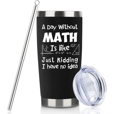 Ritgssi vaso de viaje 20 onzas para matemáticas, ideal en clases o viajes
