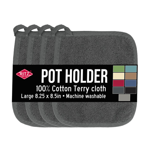 RITZ manopla terry para ollas protegiendo las manos al retirar utensilios calientes de la cocina.