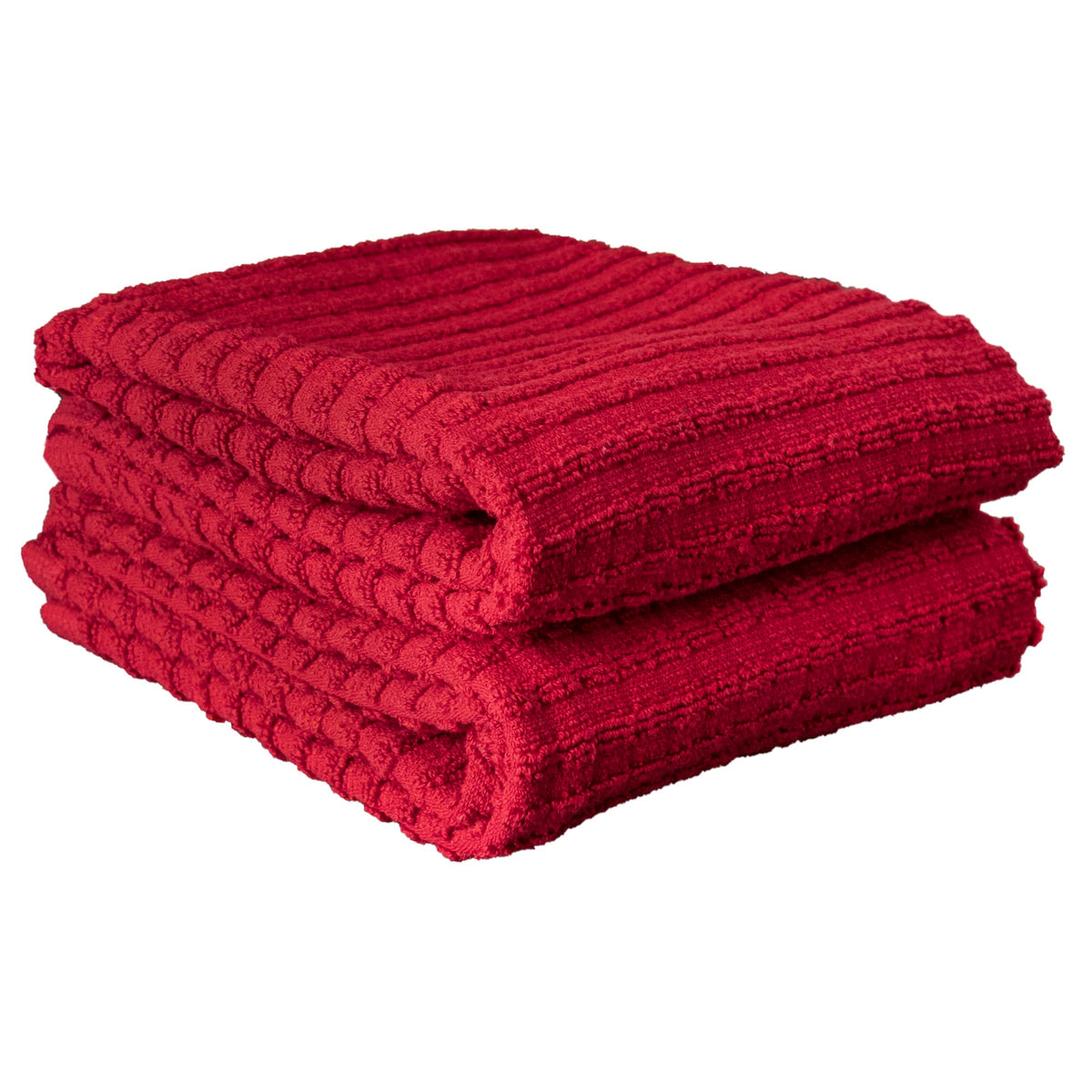 Toalla Ritz Royale 28x18 en rojo paprika, gran absorbencia para secar platos.