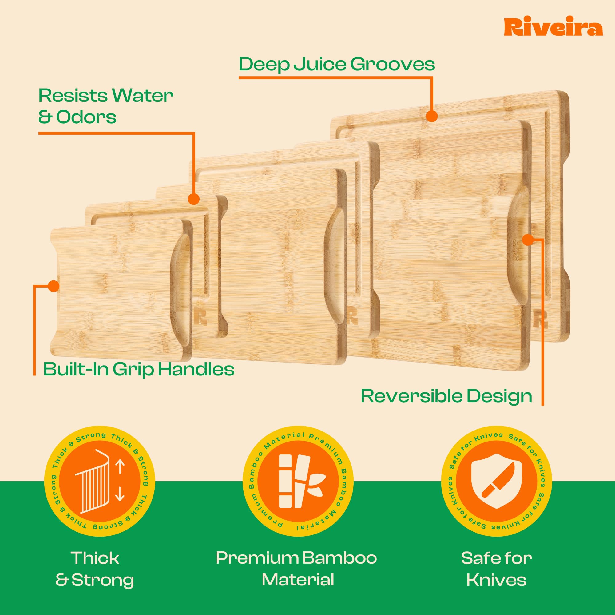 Riveira con acabado de resina para mayor protección.