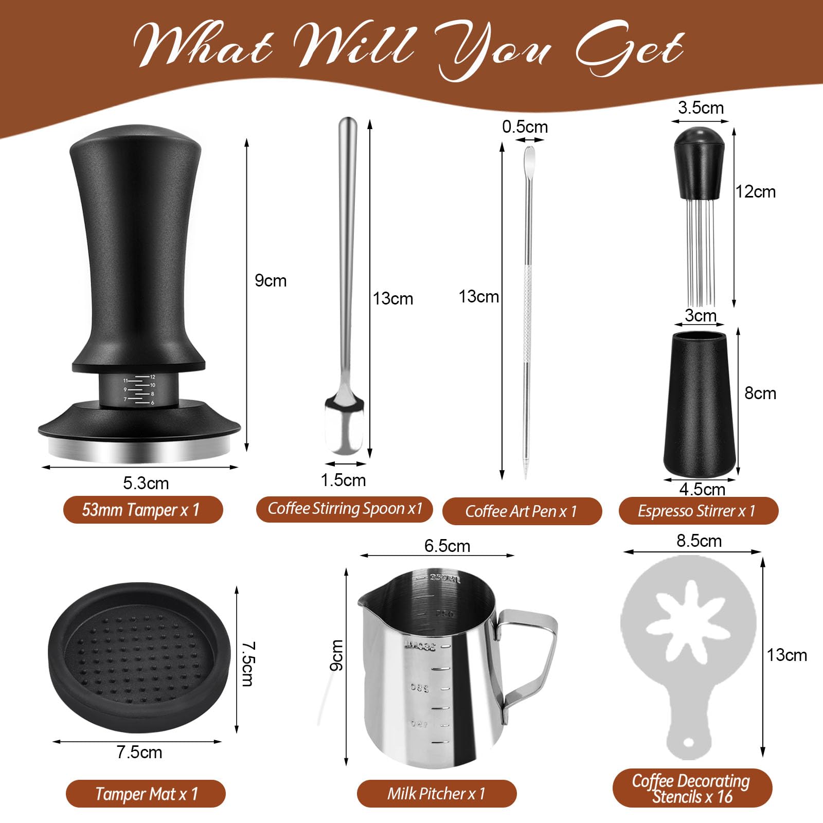 RIVKAWA cuchara de mezcla para café, cómodo y ergonómico.