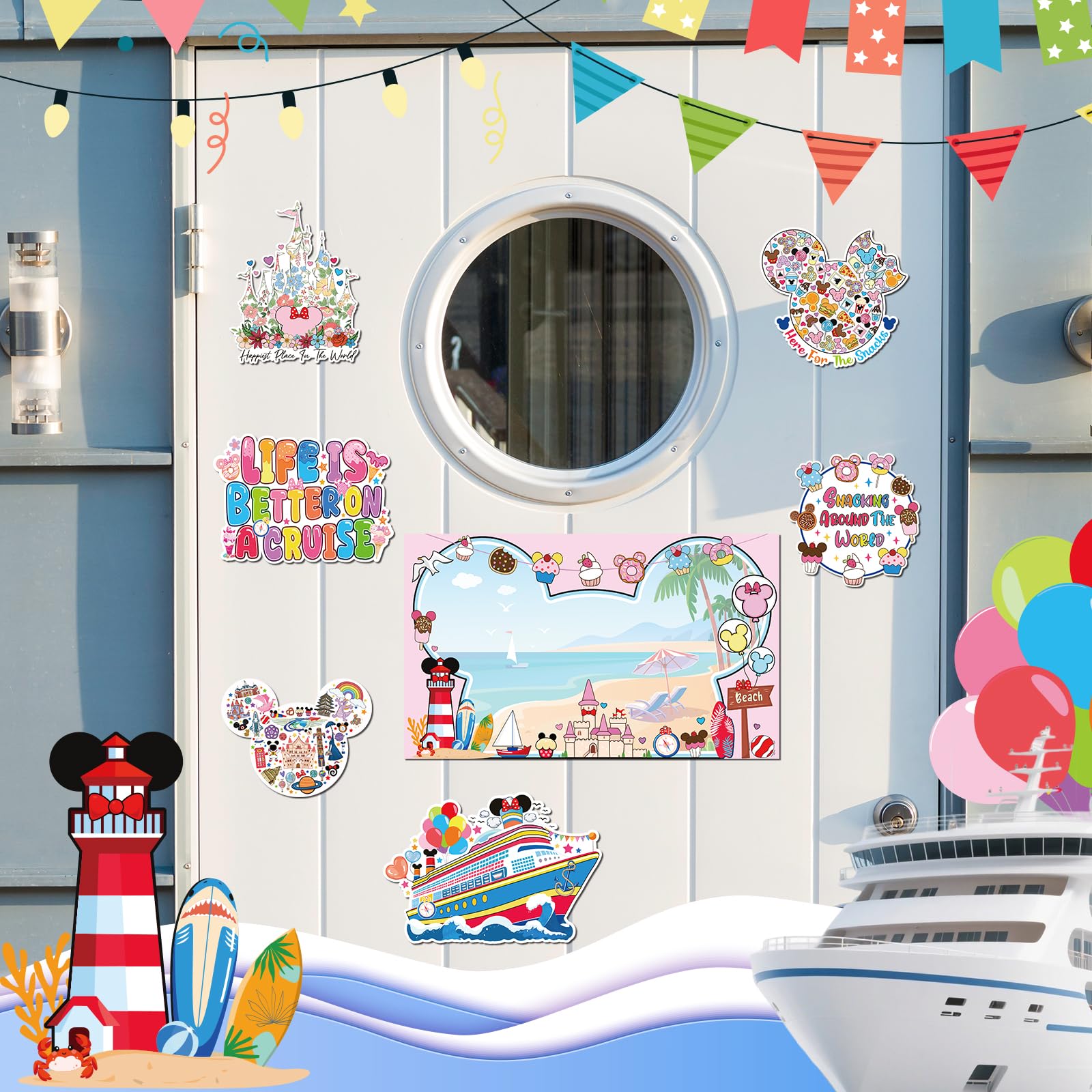 RiVolTa diseños divertidos para crucero con colores vivos