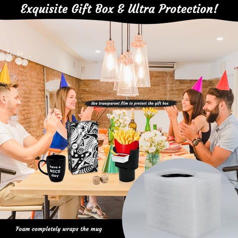 Escena de intercambio de regalos RIYA, perfecto para reuniones