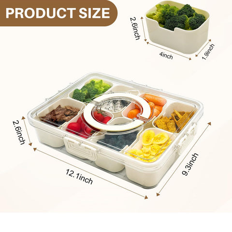 RKXQT Snackle Box Lavable en lavavajillas para limpieza rápida.