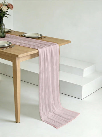 RLGIISE mantel ligero rosa empolvado ideal para decoraciones festivas.