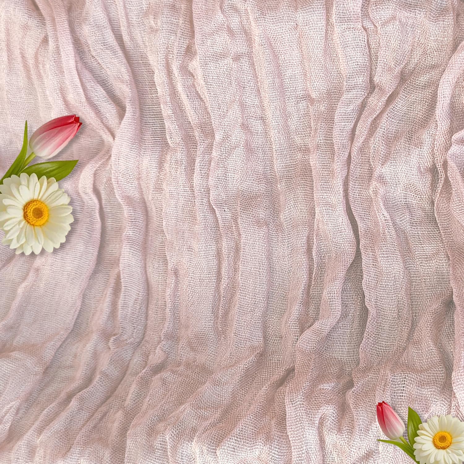 RLGIISE gasa rosa empolvado sobre una mesa rectangular, perfecto para decoraciones en casa.