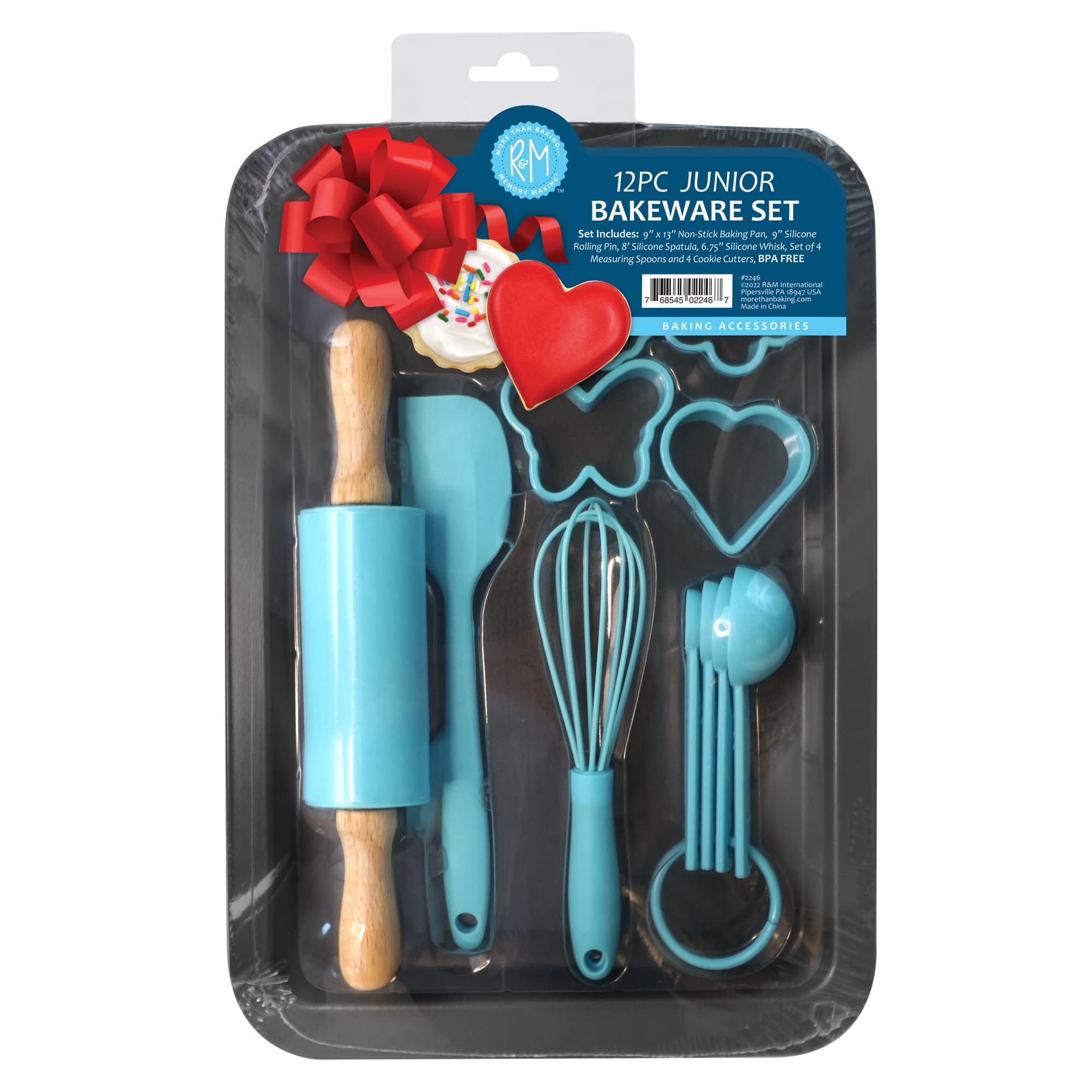 R&M International 2246 Junior set de horneado de 12 piezas para proyectos familiares