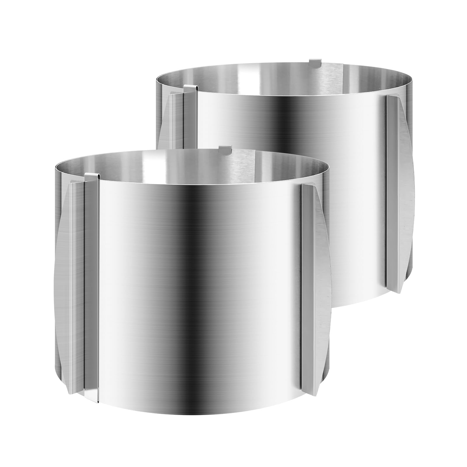 RMERVE: anillo-molde torta ajustable para pasteles, ideal para diferentes tamaños.