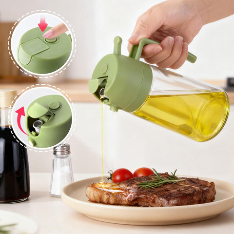 Capacidad de 470 ml en cristal, fácil ver el nivel