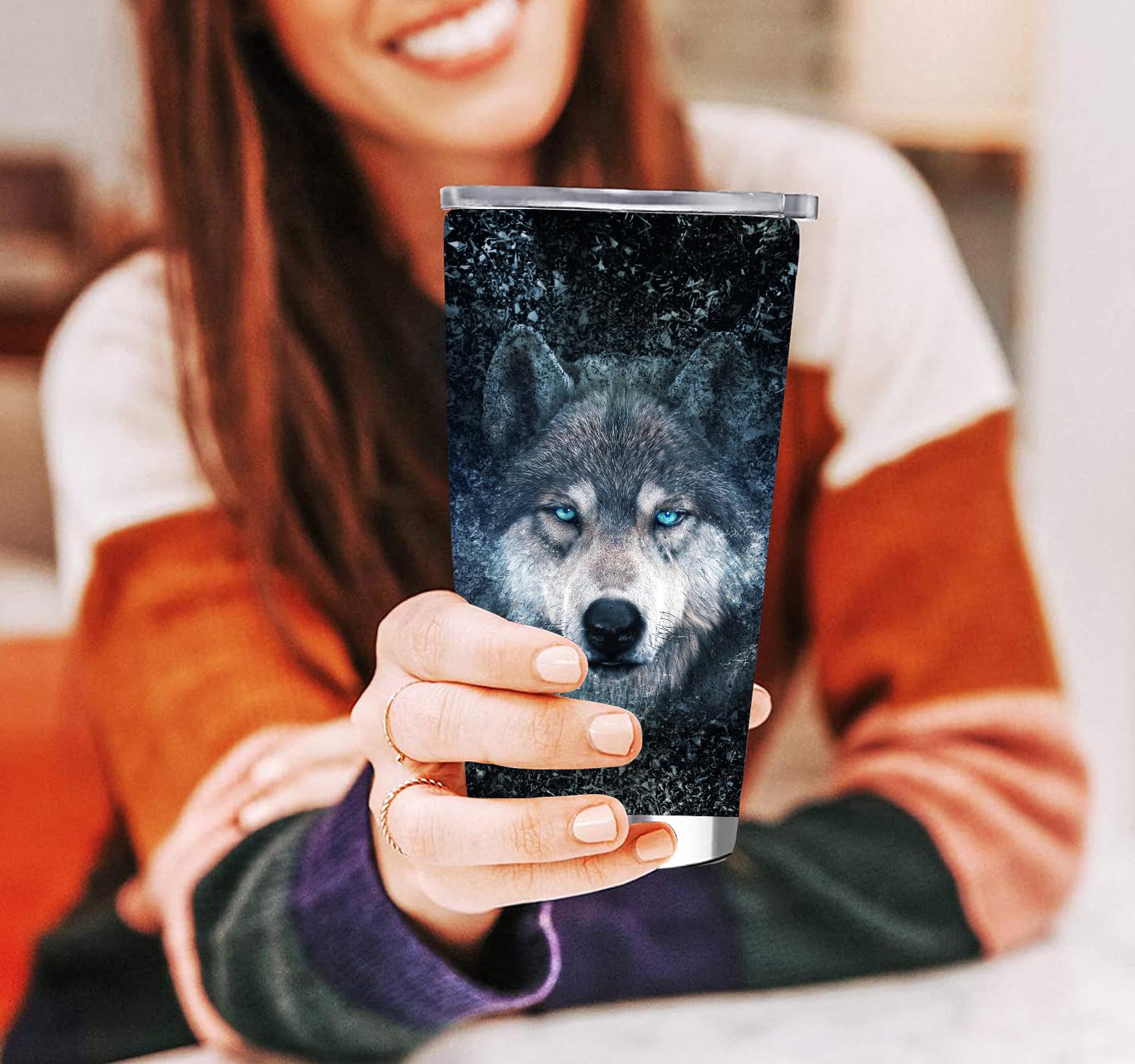 RNFENQS diseño ergonómico con lobo para un agarre cómodo