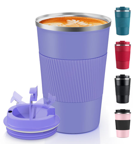 Taza RNGODO 12 onzas aislada para mantener bebidas calientes o frías