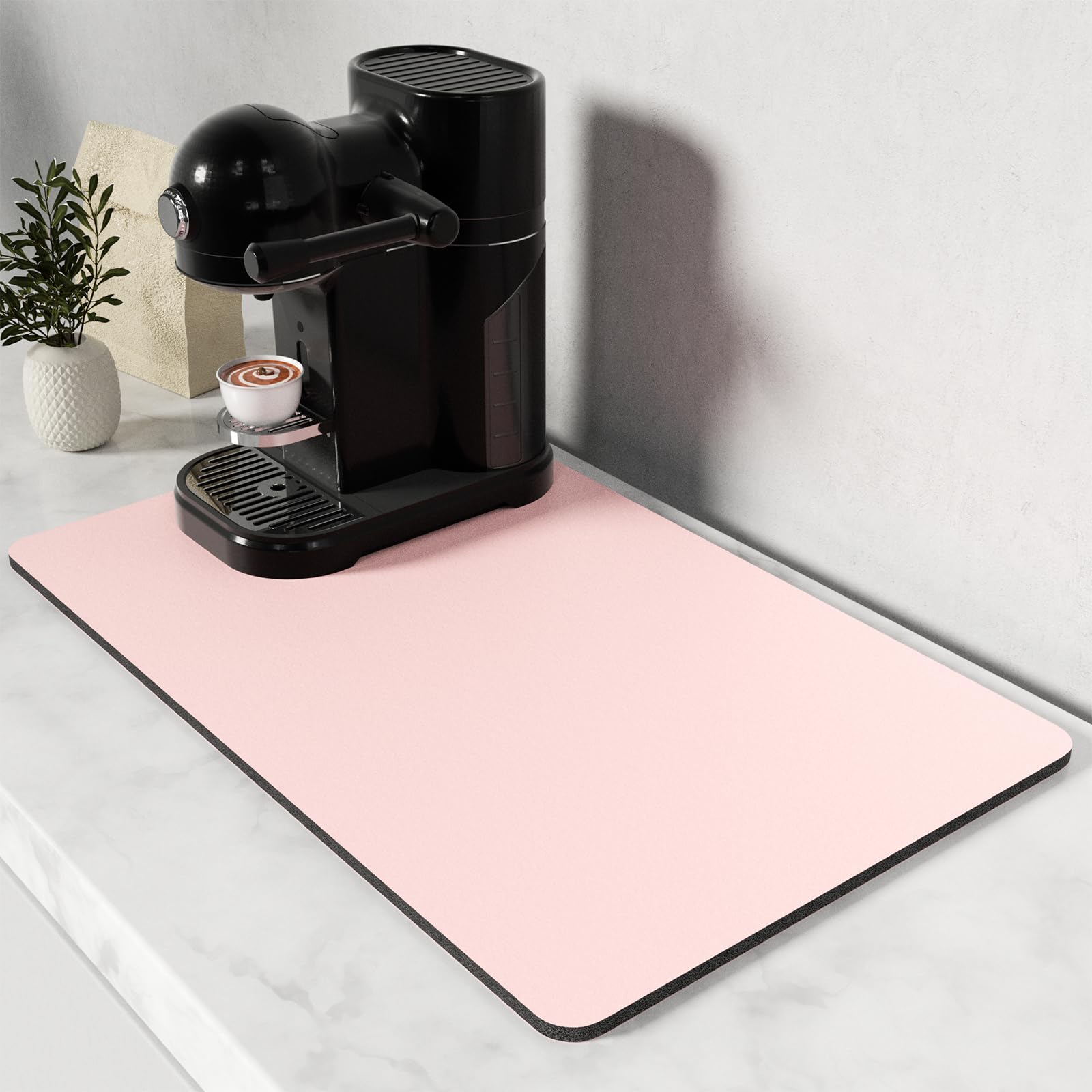 RNIVVI alfombrilla de café absorbente para encimeras, ideal para derrames cotidianos.