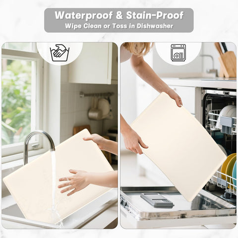 Dimensiones 12x19 pulgadas, compatible con Nespresso y DeLonghi.