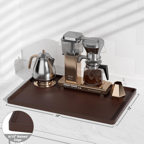 Rnivvi: almohadilla resistente al agua para café, fácil limpieza y secado rápido.
