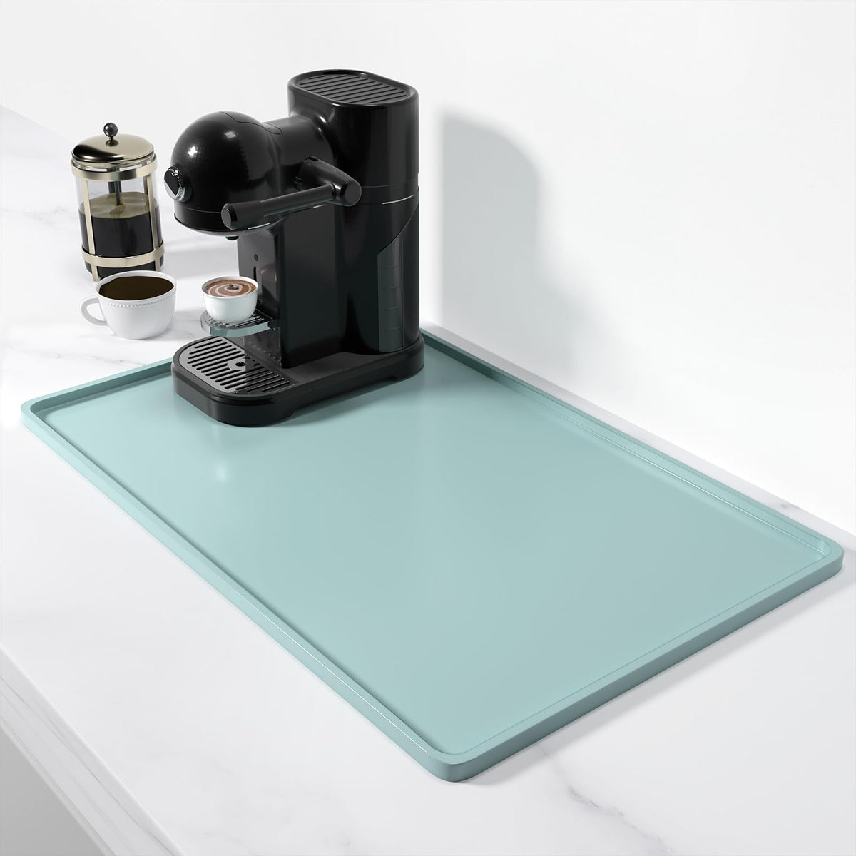 Rnivvi tapete de silicona para café 12x19, protege encimeras y añade estilo moderno.