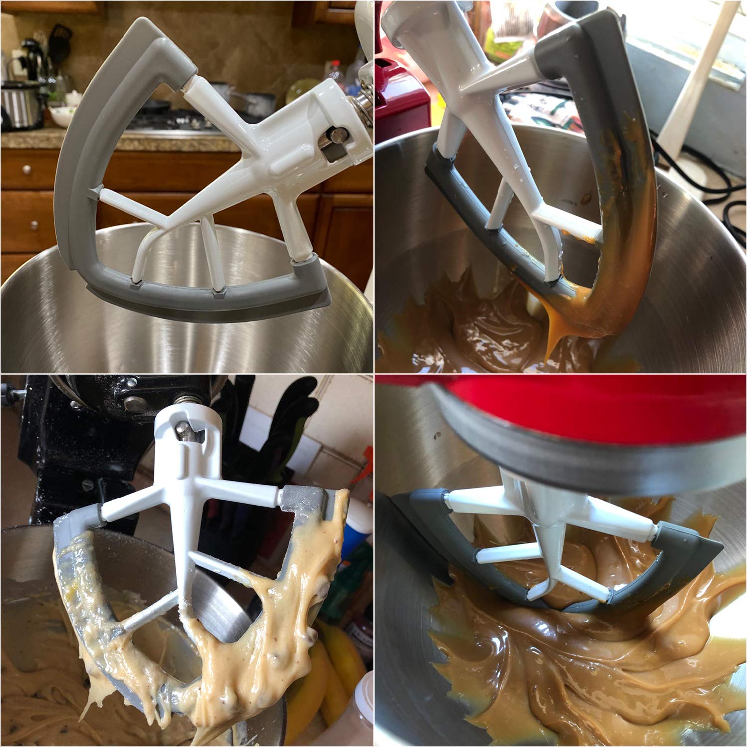Roabertic batidor demostrando compatibilidad con modelos populares de KitchenAid.