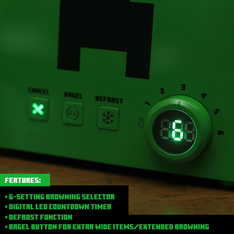 Robe Factory Tostadora: impresión Creeper en cada rebanada