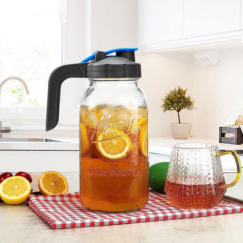 Robrzn jarra mason ideal para té frío en casa.