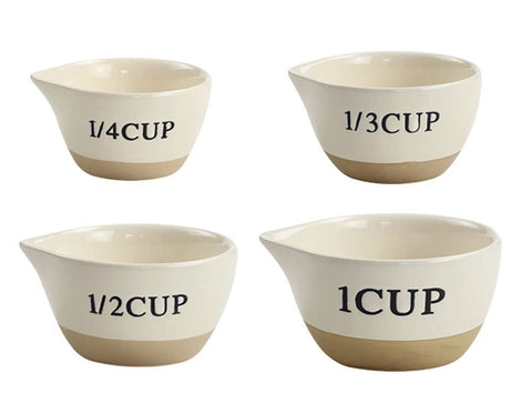 RockTrend taza medidora de leche cerámica 1 taza para porciones precisas en horneado.