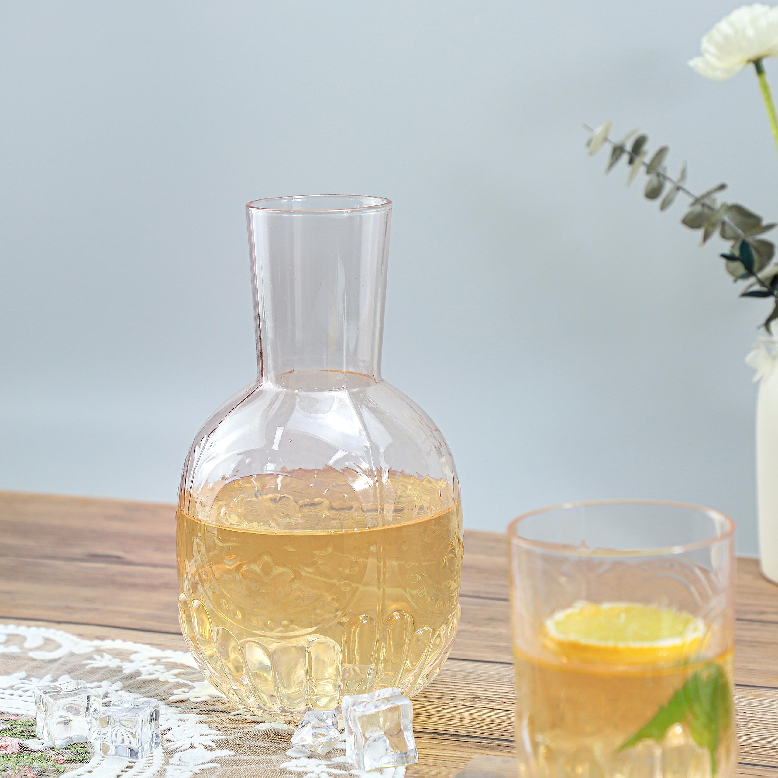 RockTrend vaso de vidrio adecuado para agua o leche antes de dormir.