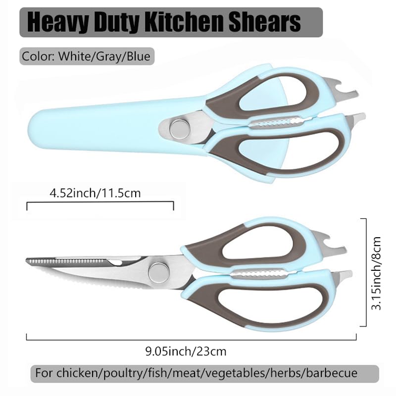 Tijeras Roczipeng de dos piezas para limpieza profunda tras cortar.