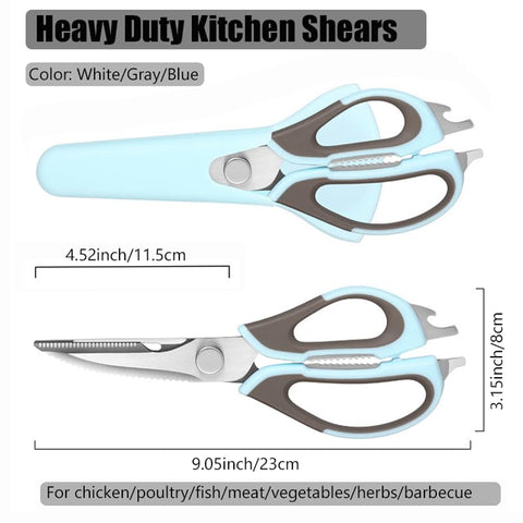 Tijeras Roczipeng de dos piezas para limpieza profunda tras cortar.