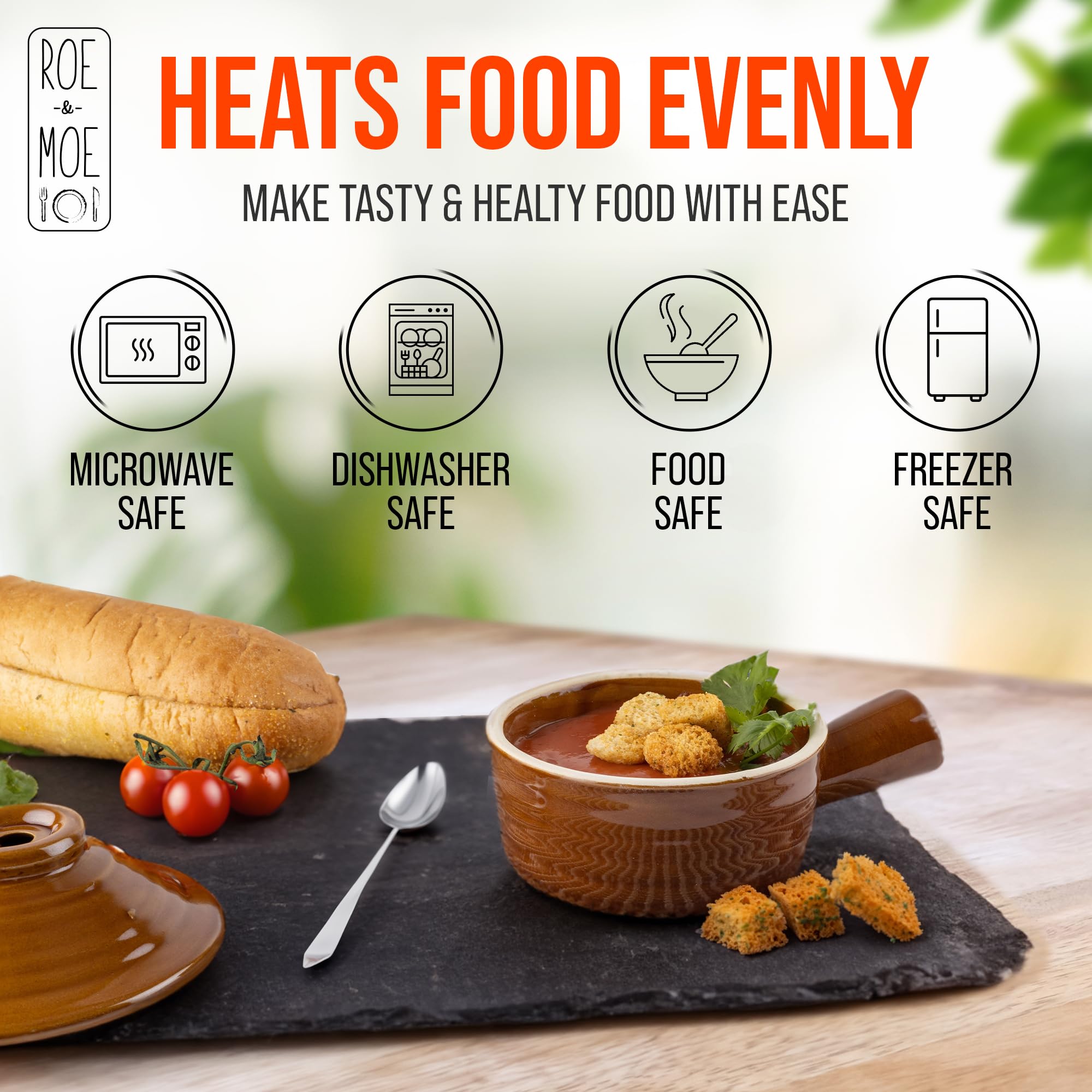 Roe & Moe diseño ergonómico para uso sencillo en cocina